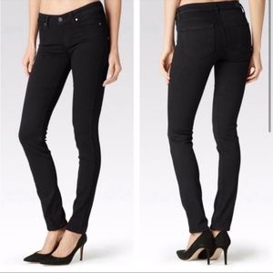 NWT Paige Skyline Skinny Black Shadow